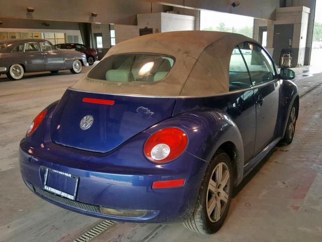 3VWRF31Y26M330737 - 2006 VOLKSWAGEN NEW BEETLE Blau Foto 4