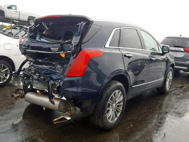 1GYKNBRS3HZ118488 - 2017 CADILLAC XT5 LUXURY BLUE photo 4