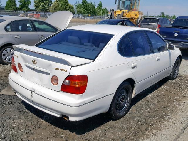 JT8BH68X6W0011744 - 1998 LEXUS GS 400 WHITE photo 4