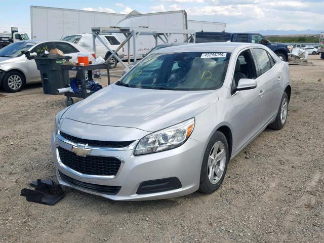 1G11C5SL5FF132637 - 2015 CHEVROLET MALIBU 1LT 银色 照片 2