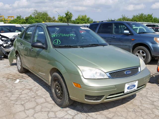 1FAFP34N47W154642 - 2007 FORD FOCUS ZX4 GREEN photo 1