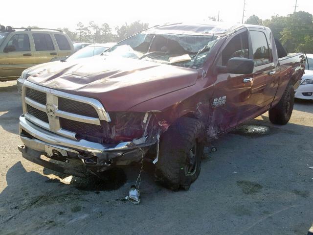 3C6UR5ML5HG516698 - 2017 RAM 2500 SLT MAROON photo 2