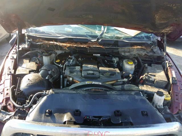 3C6UR5ML5HG516698 - 2017 RAM 2500 SLT 栗色 照片 7