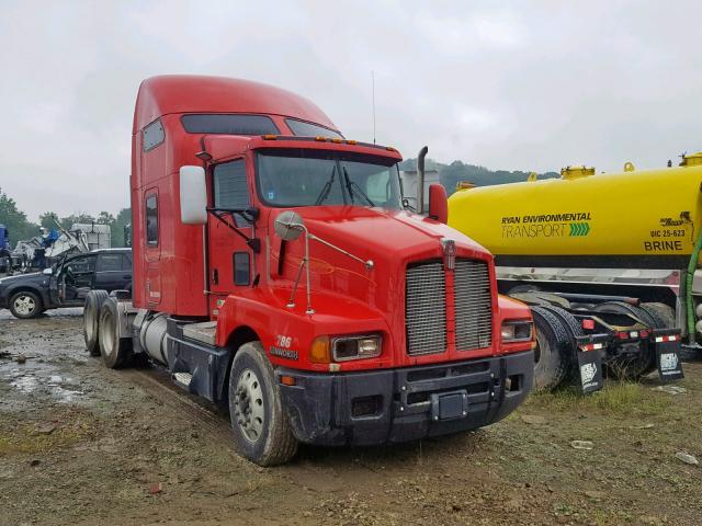 1XKADB9XX7J207914 - 2007 KENWORTH CONSTRUCTI RED photo 1