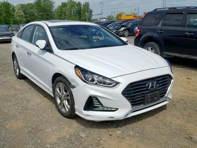 5NPE34AF9JH721090 - 2018 HYUNDAI SONATA SPO WHITE photo 1