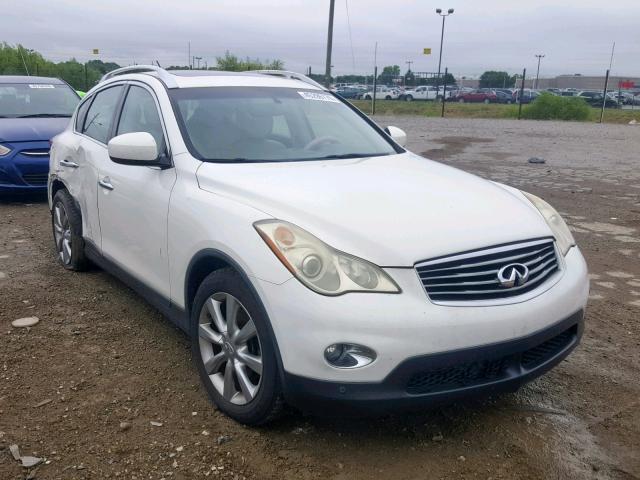 JNKAJ09F38M358088 - 2008 INFINITI EX35 BASE WHITE photo 1