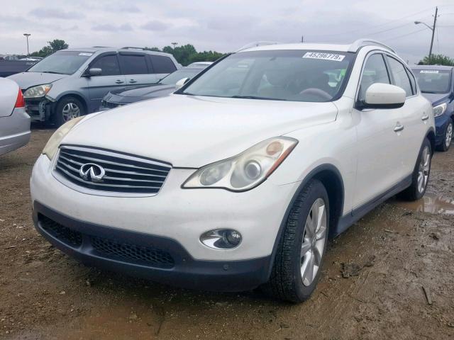 JNKAJ09F38M358088 - 2008 INFINITI EX35 BASE WHITE photo 2