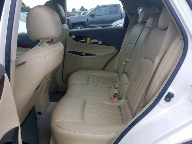 JNKAJ09F38M358088 - 2008 INFINITI EX35 BASE WHITE photo 6