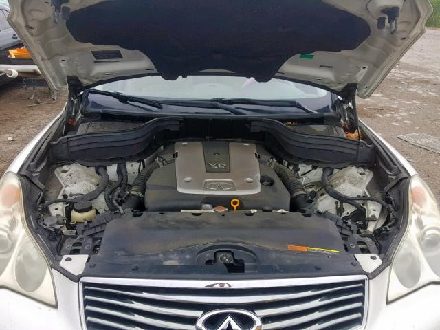 JNKAJ09F38M358088 - 2008 INFINITI EX35 BASE WHITE photo 7