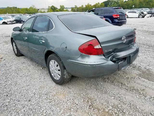 2G4WC532251313506 - 2005 BUICK LACROSSE C GRAY photo 3