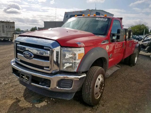 1FDUF5GT9CEA61301 - 2012 FORD F550 SUPER RED photo 2