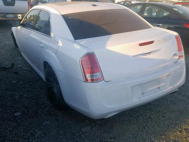 2C3CCABG4EH118466 - 2014 CHRYSLER 300 S WHITE photo 3