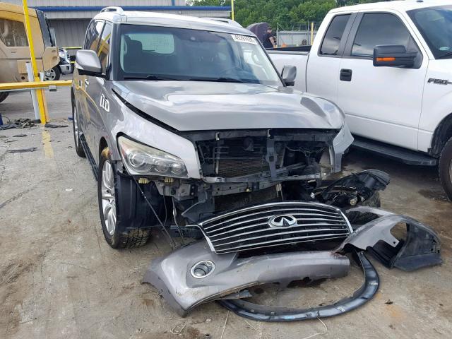 JN8AZ2NF6C9517214 - 2012 INFINITI QX56 SILVER photo 1