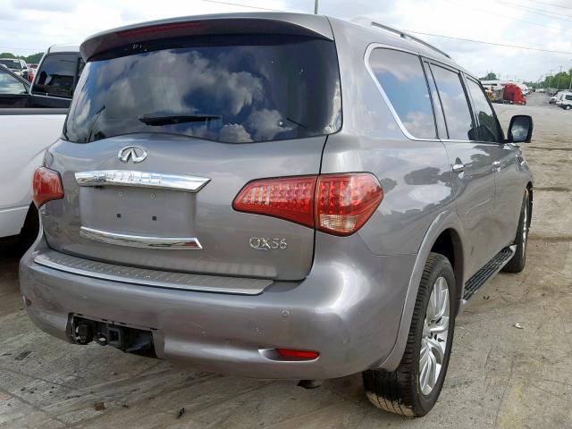 JN8AZ2NF6C9517214 - 2012 INFINITI QX56 SILVER photo 4