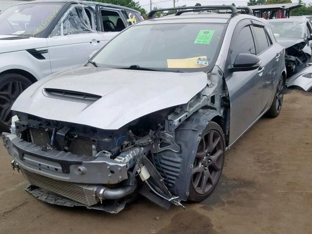 JM1BL1L32C1642617 - 2012 MAZDA SPEED 3 GRAY photo 2