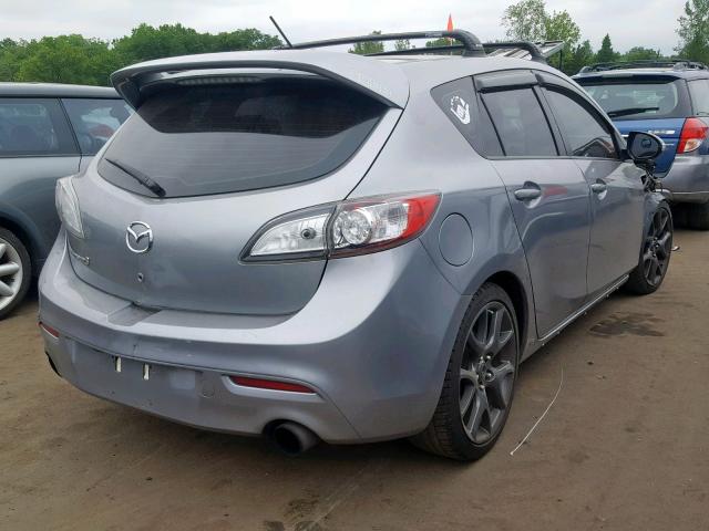 JM1BL1L32C1642617 - 2012 MAZDA SPEED 3 GRAY photo 4