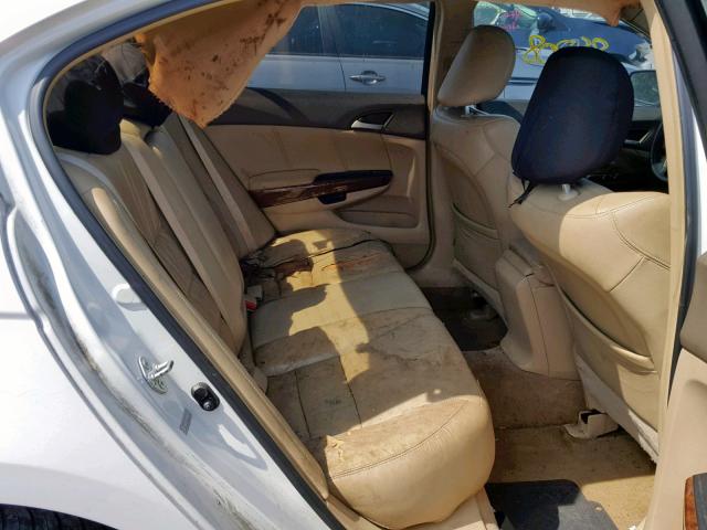 1HGCP36878A068309 - 2008 HONDA ACCORD EXL WHITE photo 6