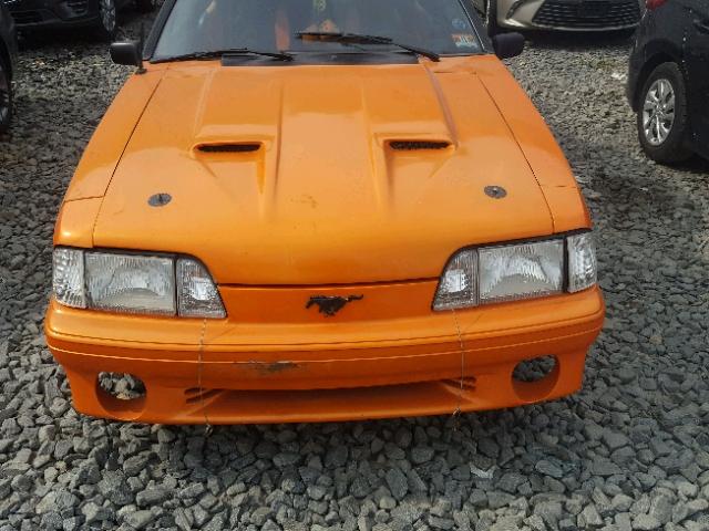 1FABP45E9JF164352 - 1988 FORD MUSTANG GT ORANGE photo 7