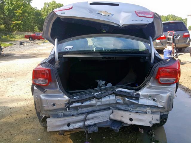 1G11C5SA2GU153683 - 2016 CHEVROLET MALIBU LIM 银色 照片 9