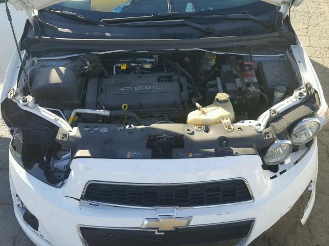 1G1JA6SH1C4162443 - 2012 CHEVROLET SONIC LS WHITE photo 7