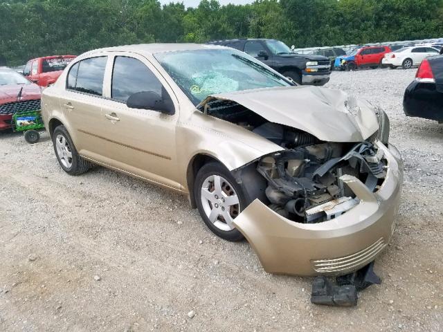 1G1AK52FX57517911 - 2005 CHEVROLET COBALT GOLD photo 1