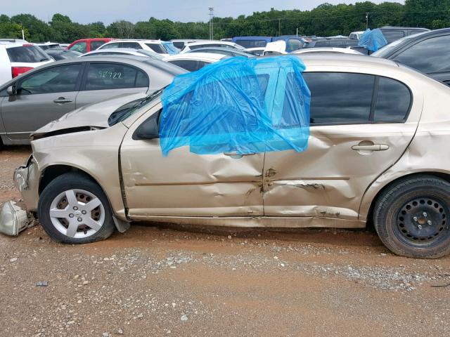 1G1AK52FX57517911 - 2005 CHEVROLET COBALT GOLD photo 10