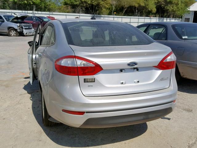 3FADP4BJ7KM159629 - 2019 FORD FIESTA SE SILVER photo 9