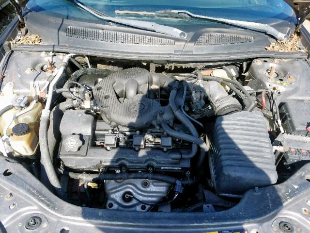 1C3EL55R14N239541 - 2004 CHRYSLER SEBRING LX GRAY photo 7