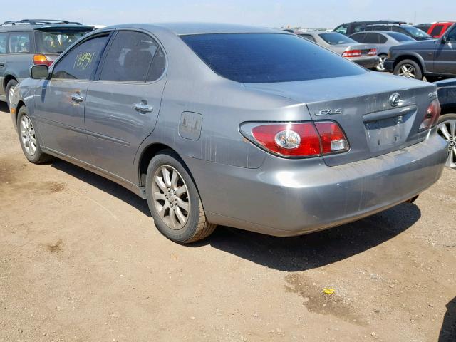 JTHBF30GX30139691 - 2003 LEXUS ES 300 GRAY photo 3