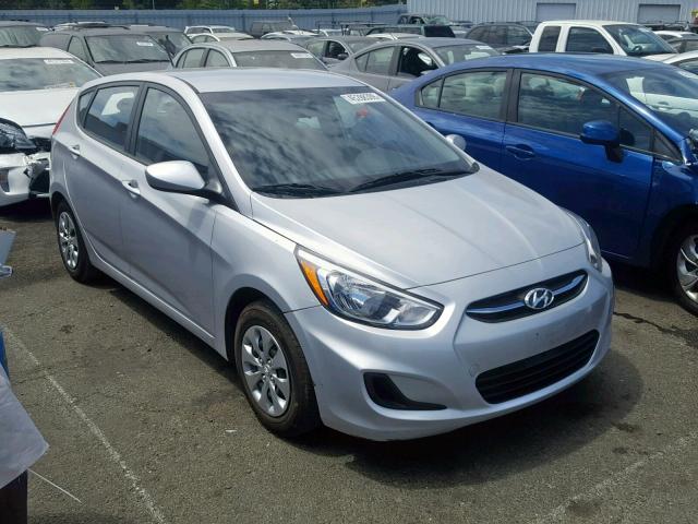 KMHCT5AE2GU281096 - 2016 HYUNDAI ACCENT SE SILVER photo 1