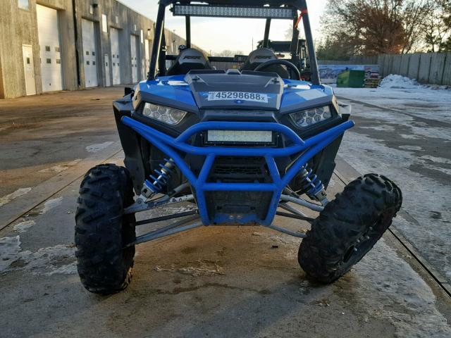 3NSVDE99XFF436002 - 2015 POLARIS RZR XP 100 BLUE photo 2