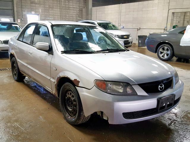 JM1BJ225521627820 - 2002 MAZDA PROTEGE DX SILVER photo 1