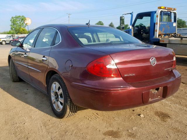 2G4WC582571209104 - 2007 BUICK LACROSSE C MAROON photo 3