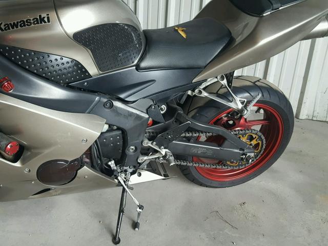 JKBZXJD126A002482 - 2006 KAWASAKI ZX636 C1 GRAY photo 9