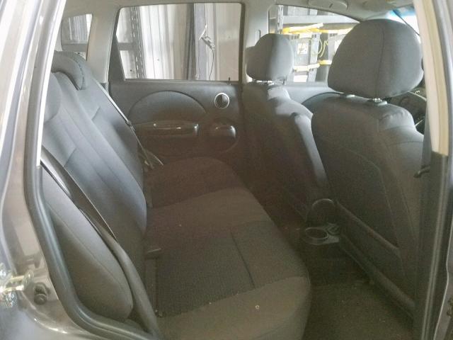 KL1TD66677B767902 - 2007 CHEVROLET AVEO BASE Сұр фото 6