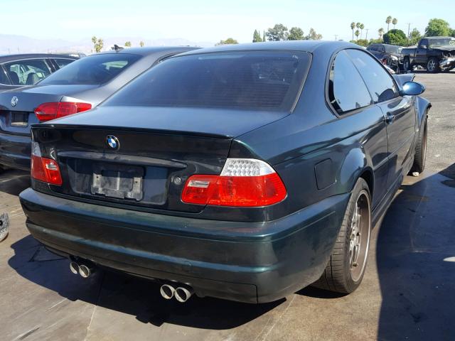 WBSBL93453JR23651 - 2003 BMW M3 GREEN photo 4