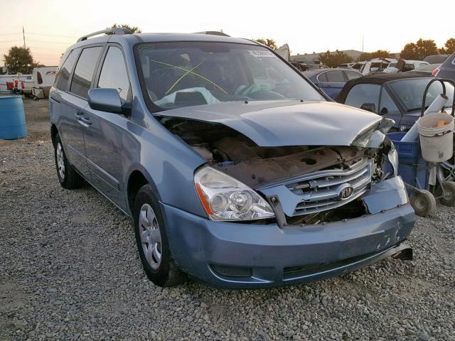 KNDMG4C33A6336458 - 2010 KIA SEDONA LX BLUE photo 1