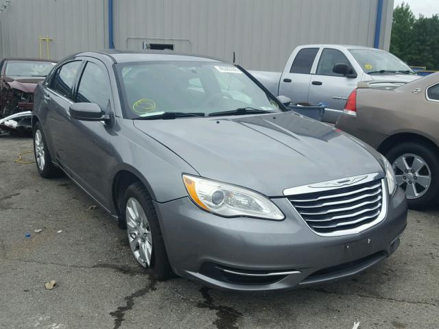 1C3CCBAB2CN318858 - 2012 CHRYSLER 200 LX GRAY photo 1