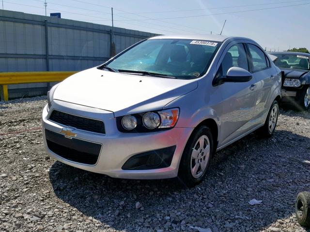 1G1JA5SG5G4174554 - 2016 CHEVROLET SONIC LS SILVER photo 2