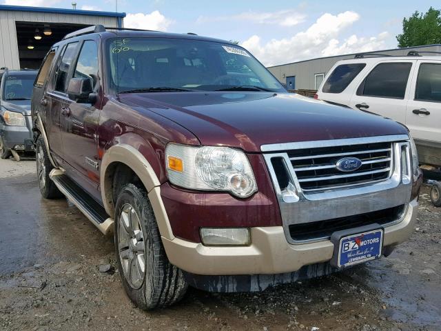 1FMEU74886UB24582 - 2006 FORD EXPLORER E MAROON photo 1