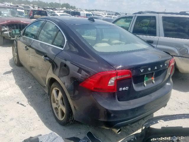 YV1612FS6D2189253 - 2013 VOLVO S60 T5 BLACK photo 3