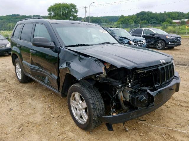 1J4HR48N36C118772 - 2006 JEEP GRAND CHER BLACK photo 1