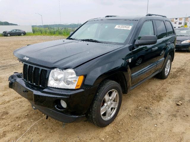 1J4HR48N36C118772 - 2006 JEEP GRAND CHER BLACK photo 2