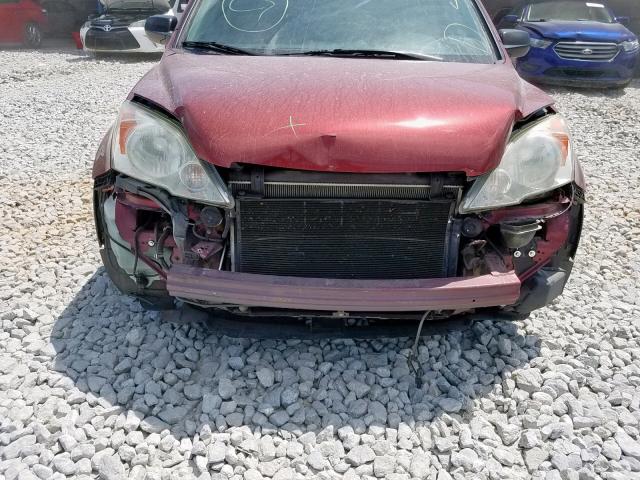 3CZRE48518G701308 - 2008 HONDA CR-V EX RED photo 9