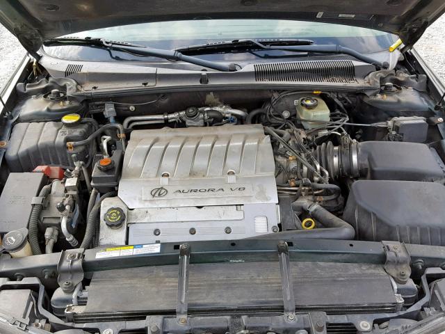 1G3GS64C714275083 - 2001 OLDSMOBILE AURORA 4.0 GREEN photo 7