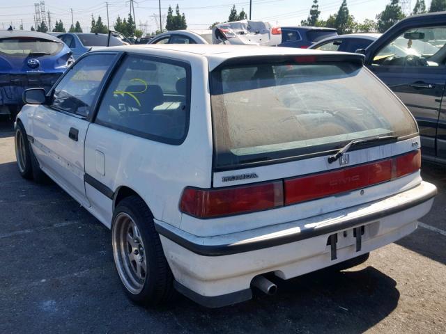 2HGED6456MH530186 - 1991 HONDA CIVIC DX WHITE photo 3