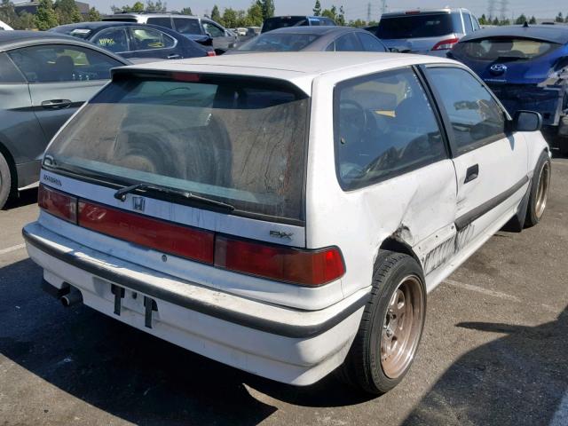 2HGED6456MH530186 - 1991 HONDA CIVIC DX WHITE photo 4