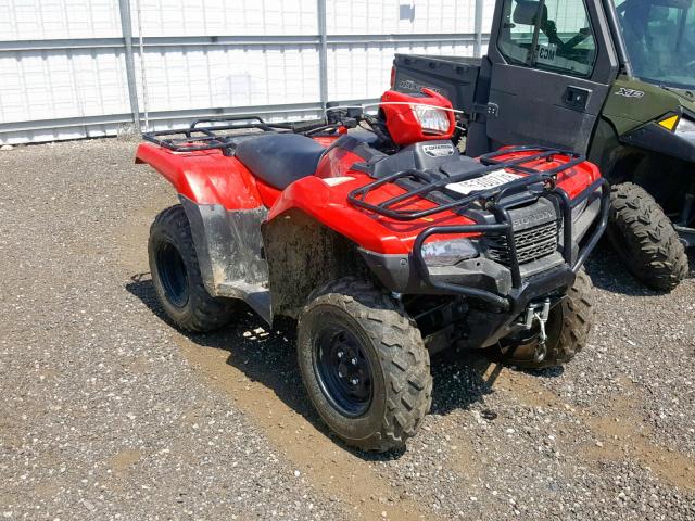 1HFTE44H3H4303239 - 2017 HONDA TRX500 FE RED photo 1