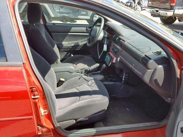 1B3EL36XX4N389419 - 2004 DODGE STRATUS SE RED photo 5