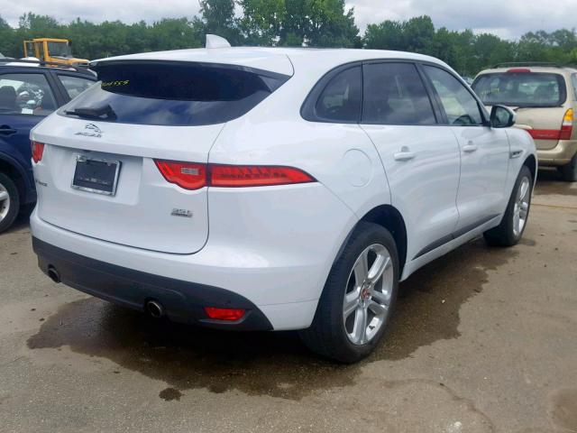 SADCL2BV9HA047904 - 2017 JAGUAR F-PACE R - WHITE photo 4